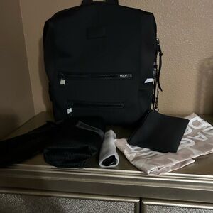 Dagne Dover Indi Diaper Backpack Large In Onyx NWOT